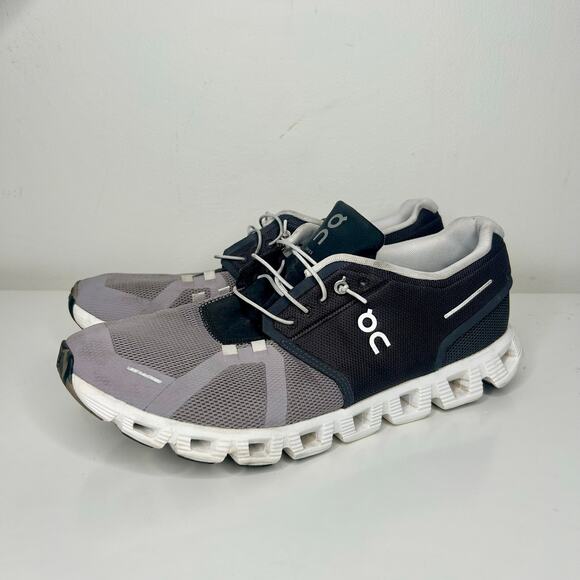 On Cloud Men's Cloud 5 Fuse Running Sneakers Eclipse Zinc - Picture 1 of 8